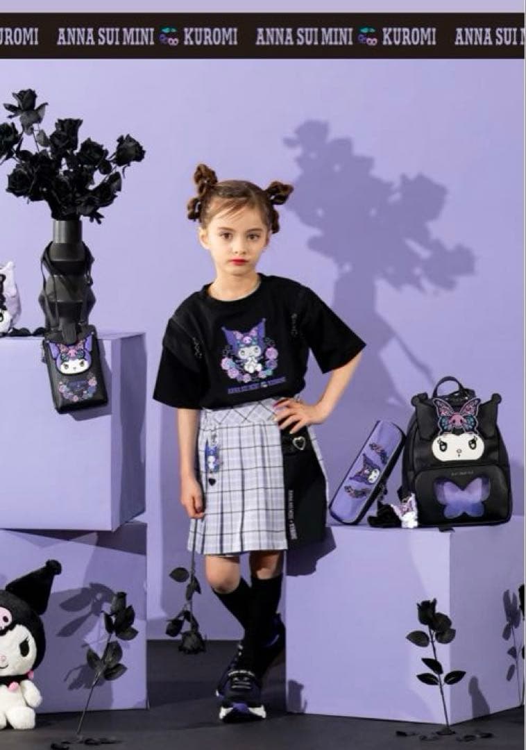 美品 アナスイミニ クロミちゃんコラボ リュック