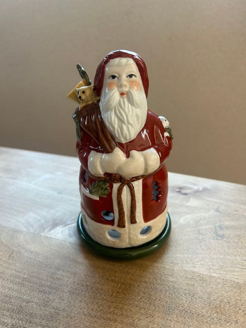 Villeroy&Bochクリスマス　サンタクロース　キャンドル灯