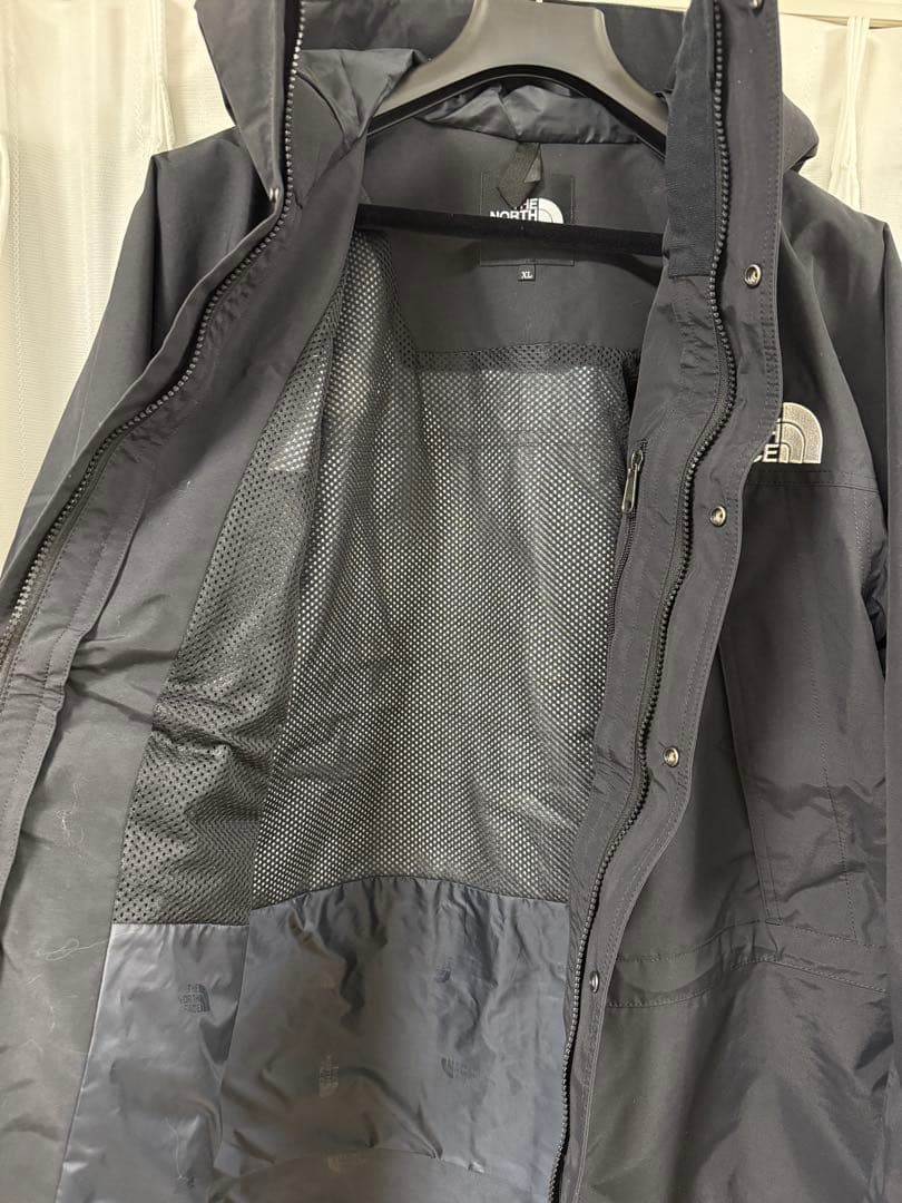 マウンテンライトジャケット黒、XL