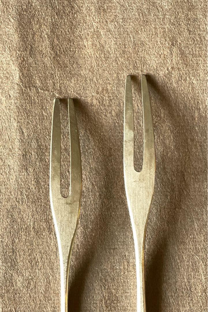 人気作家　坂野友紀　デザートフォーク　洋白　2本セット