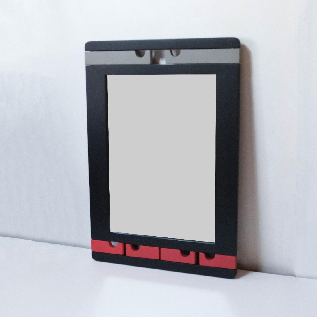 ウォールミラー　コートフック　ポストモダン　ミッドセンチュリー　ヴィンテージ