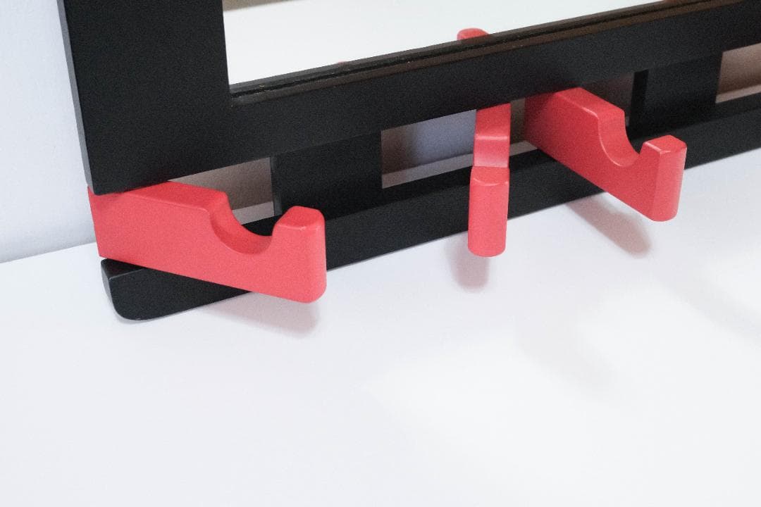 ウォールミラー　コートフック　ポストモダン　ミッドセンチュリー　ヴィンテージ