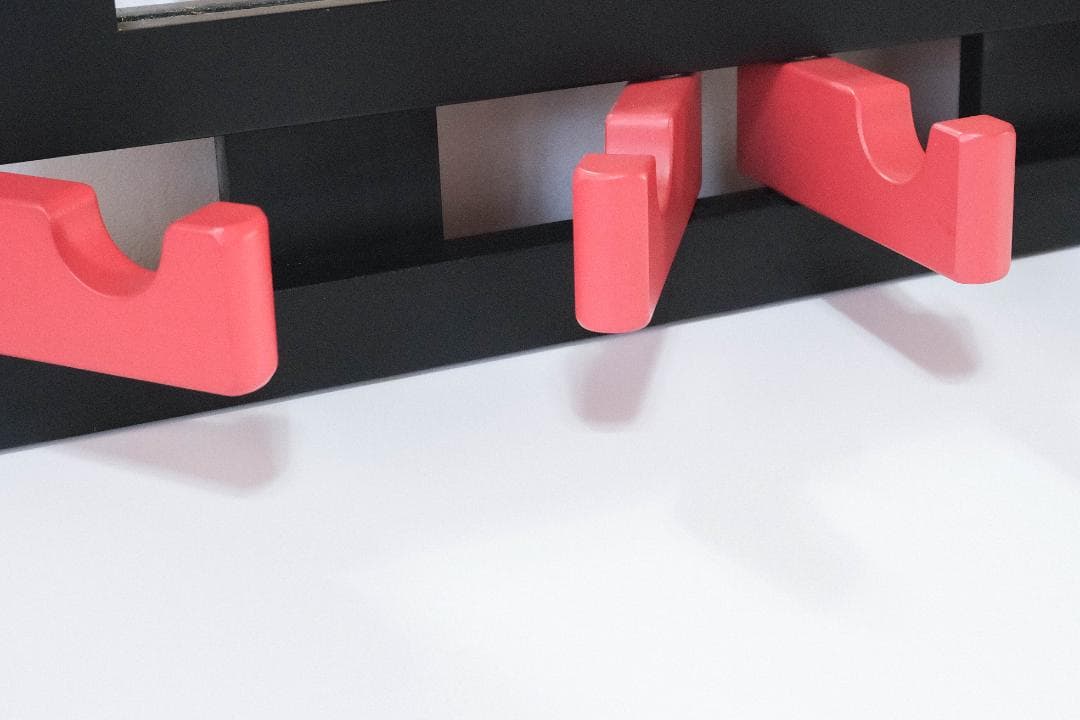 ウォールミラー　コートフック　ポストモダン　ミッドセンチュリー　ヴィンテージ