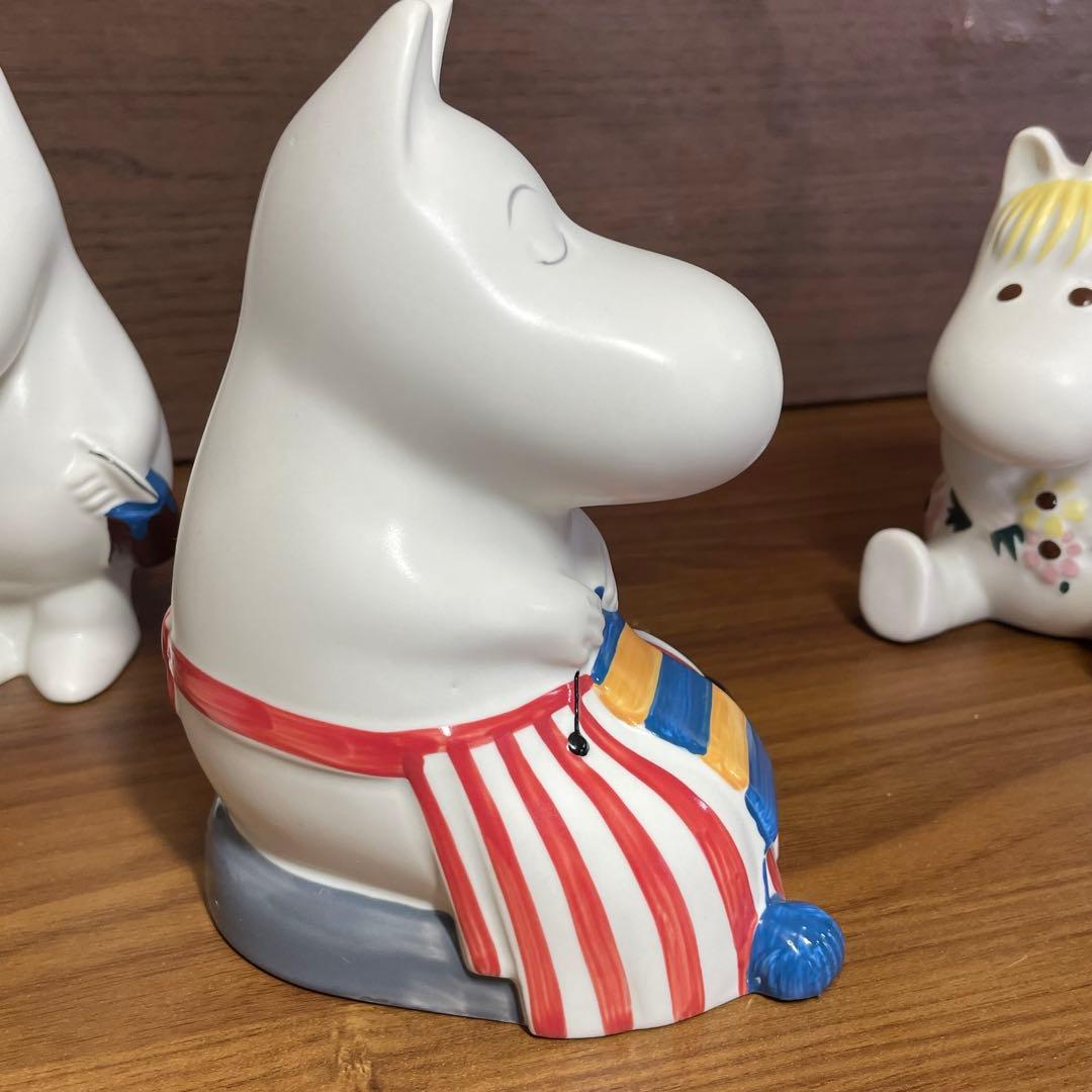 【廃盤　希少】アラビア ムーミン フィギュア 旧ロゴ 箱付 セット