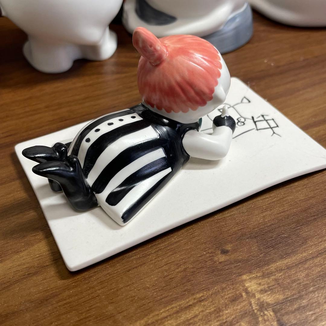 【廃盤　希少】アラビア ムーミン フィギュア 旧ロゴ 箱付 セット