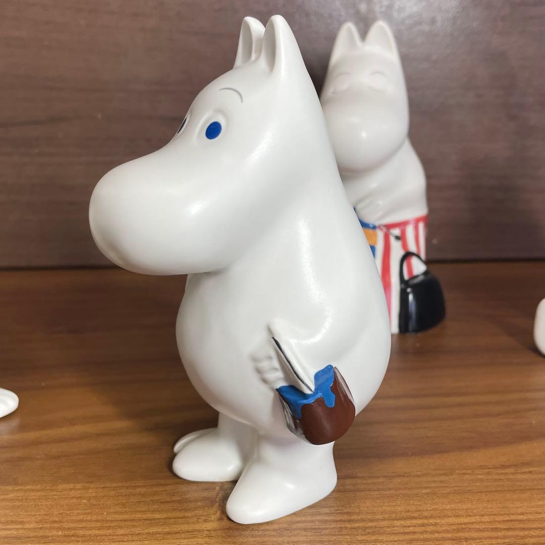 【廃盤　希少】アラビア ムーミン フィギュア 旧ロゴ 箱付 セット