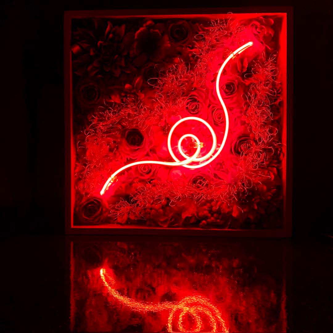 ネオンインテリア 店舗インテリア　フラワー　照明　ネオンサイン