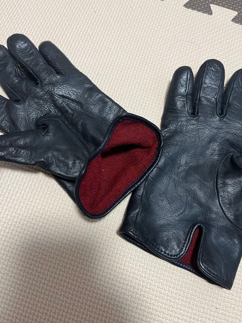 メローラ　レザーグローブ　７　ライニングカシミヤ