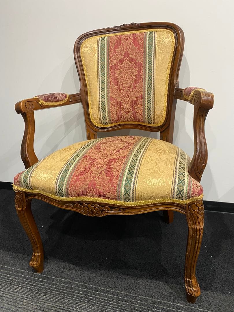 アンティーク　猫足　チェア　アームチェア　ヴィンテージ イタリア