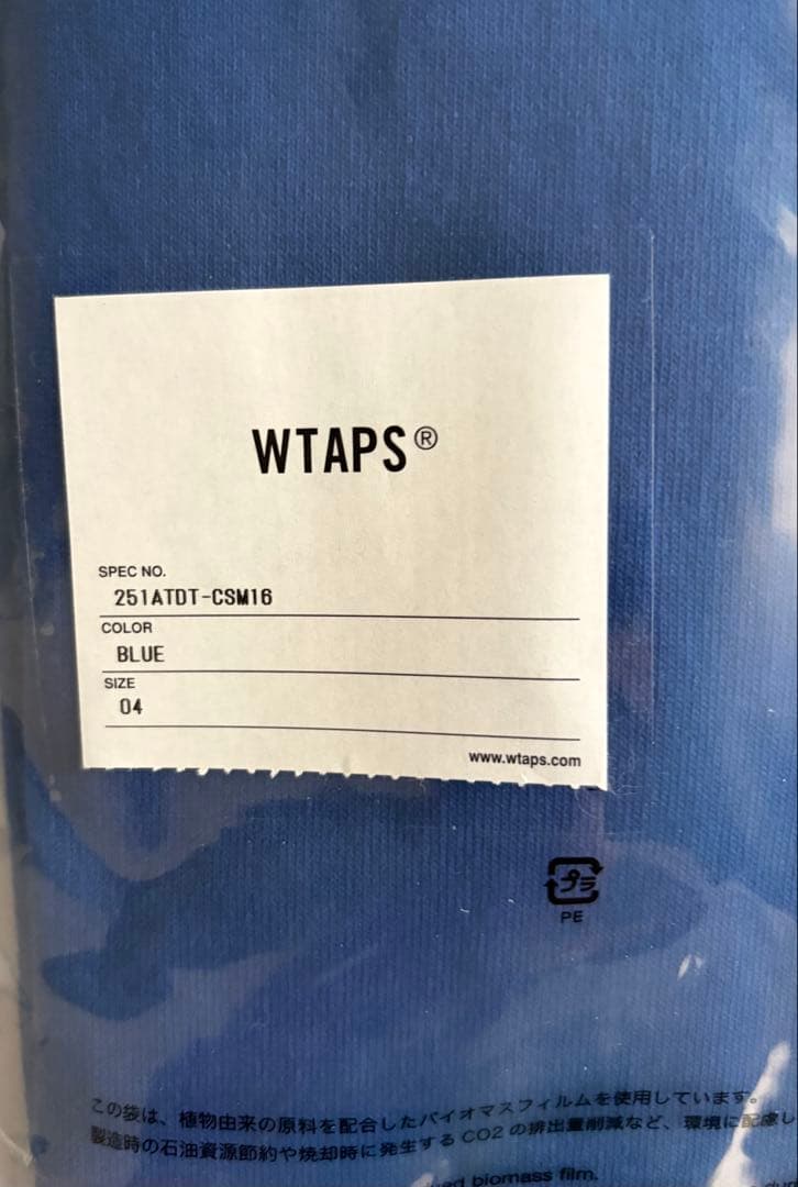 トップス WTAPS IDENTITY / LS / COTTON BLUE XL