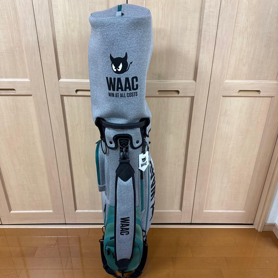 WAAC ゴルフバッグ・キャディバッグ グレー・グリーン