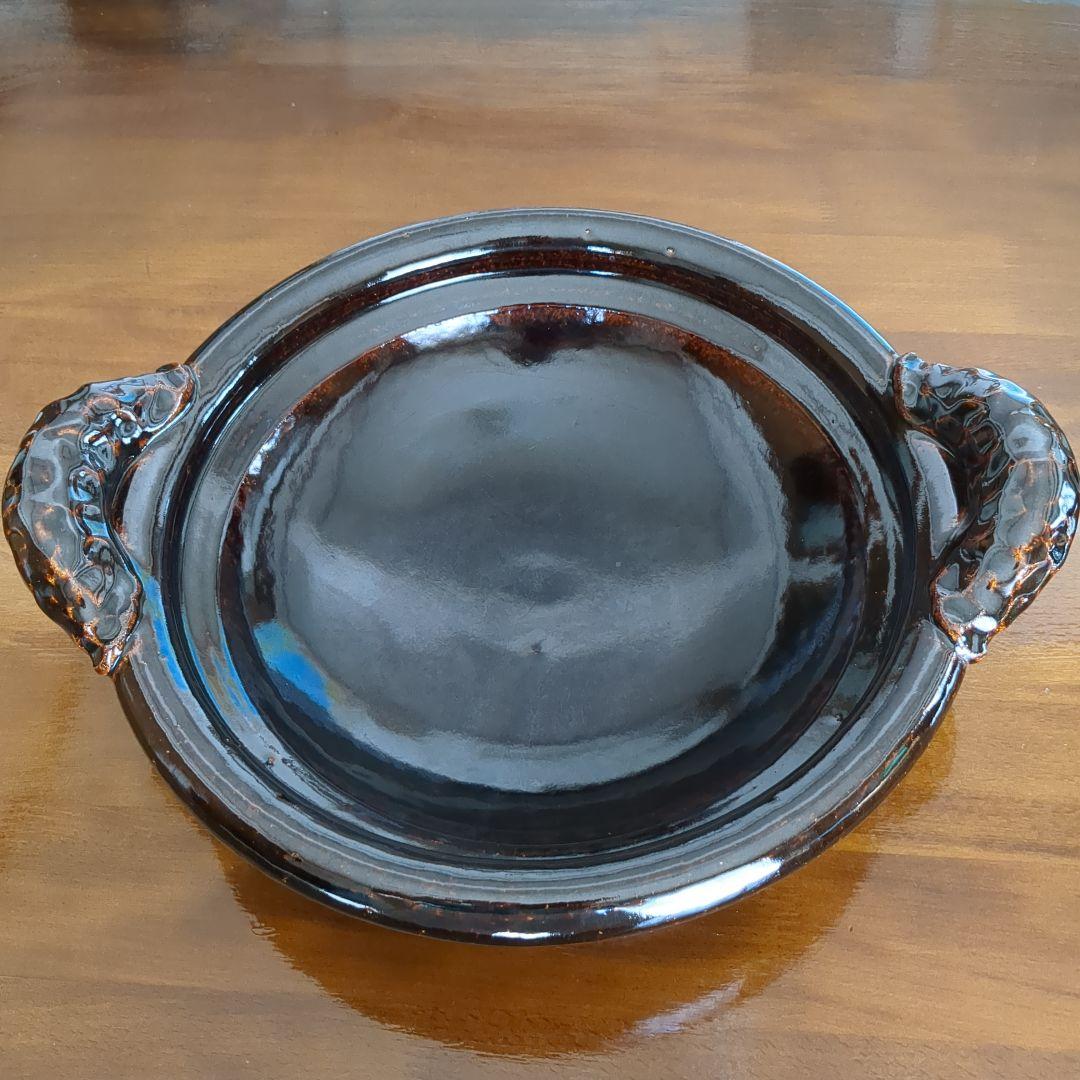 土楽窯 黒鍋 (尺1寸)