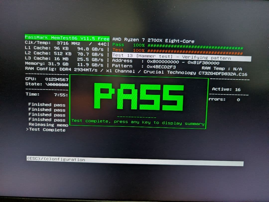 Crucial DDR4 メモリ 64GB (32GB 2枚)