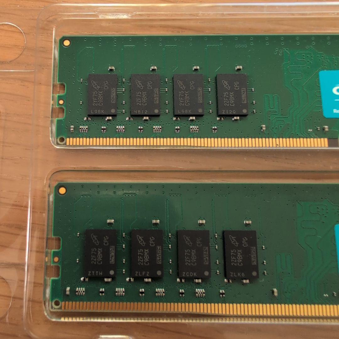 Crucial DDR4 メモリ 64GB (32GB 2枚)