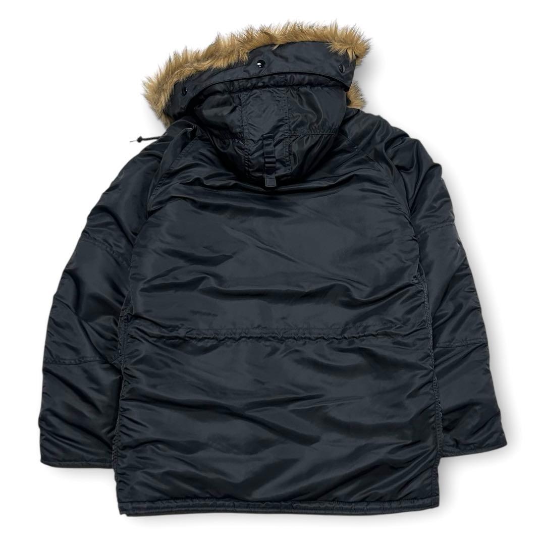 美品 ALPHA アルファ N-3B フライトジャケット Lサイズ ブラック