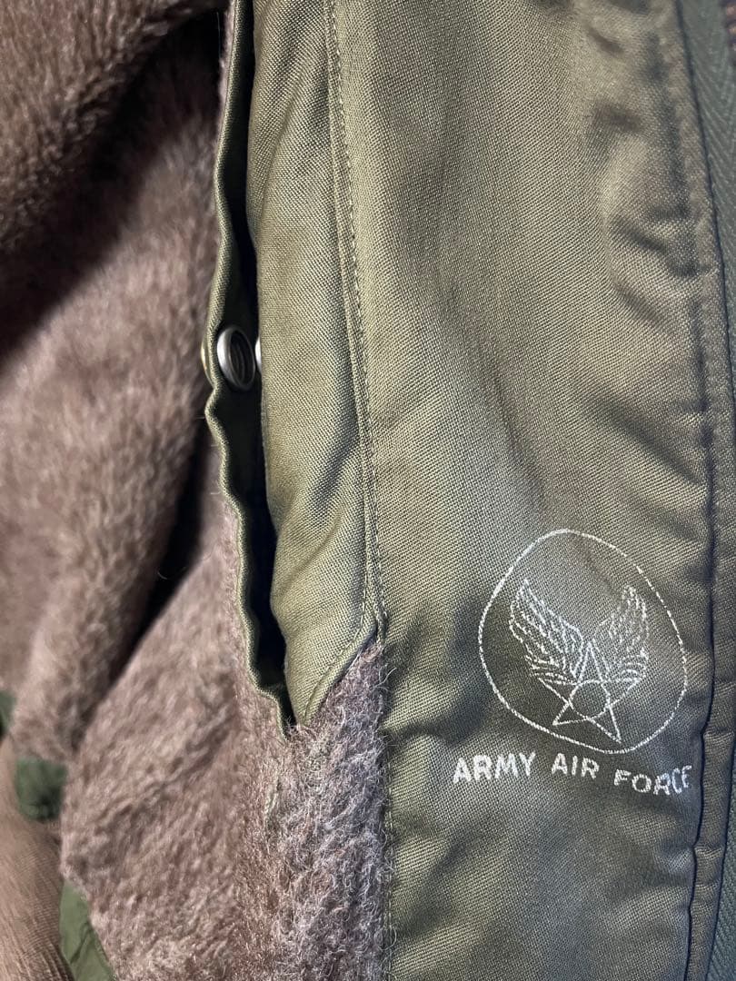 【希少】40s B-15Aアメリカ ビンテージ フライトジャケット usarmy