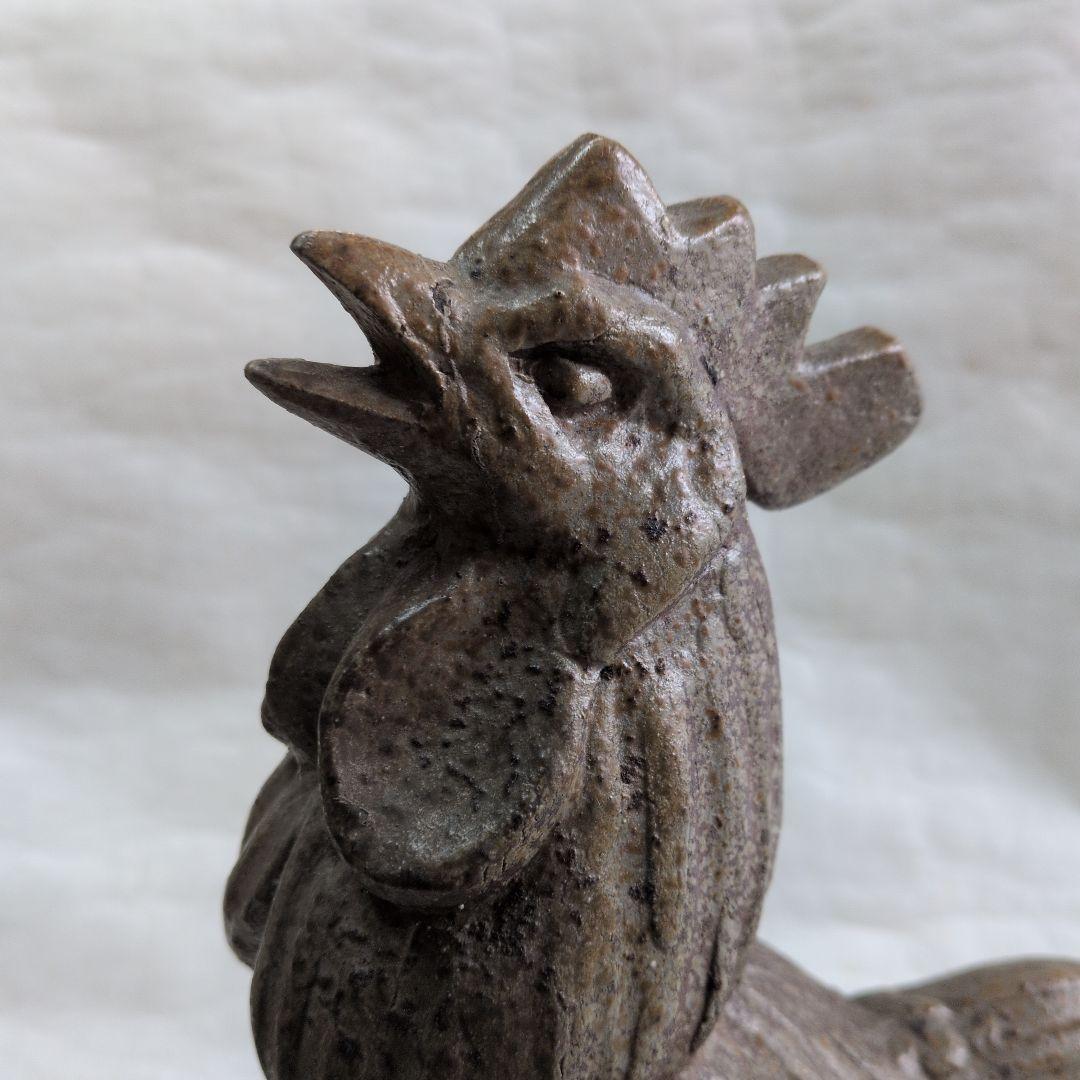 【備前　彫塑　「暁声」】善次