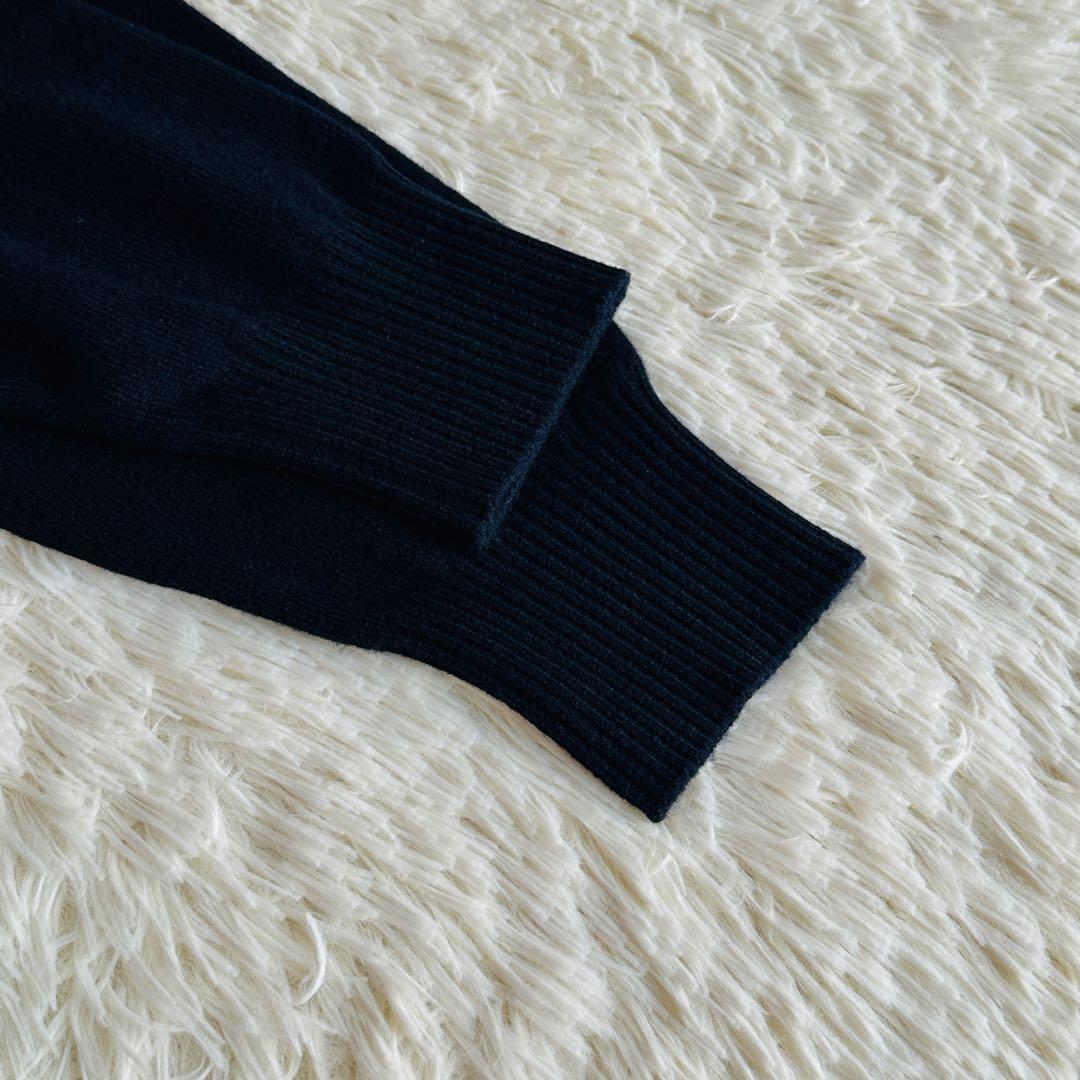 【極美品】DeuxiemeClasse JUSPER クルーネックニット 紺