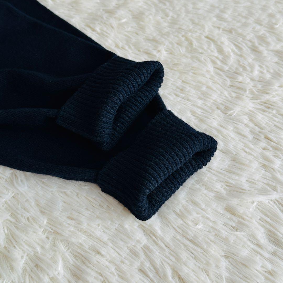 【極美品】DeuxiemeClasse JUSPER クルーネックニット 紺