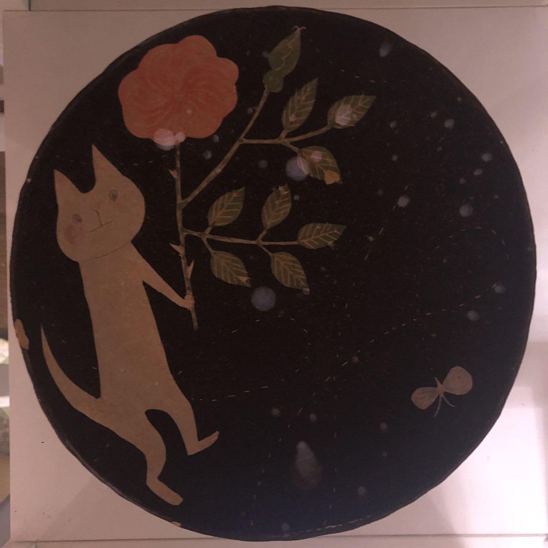 カケ1 チップ3 鹿児島陸　ネコ　椿　皿