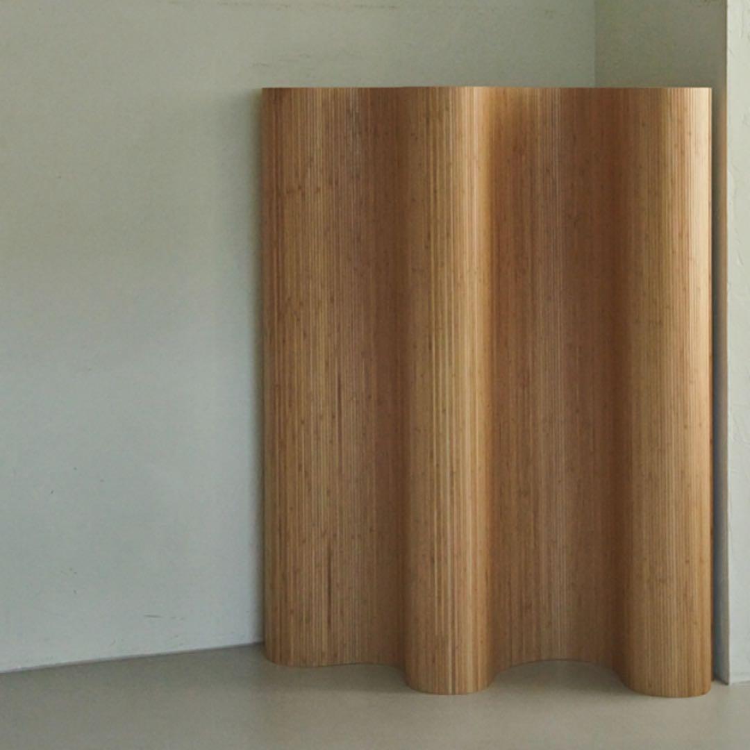 240cm×180cm バンブー ウッド パーテーション