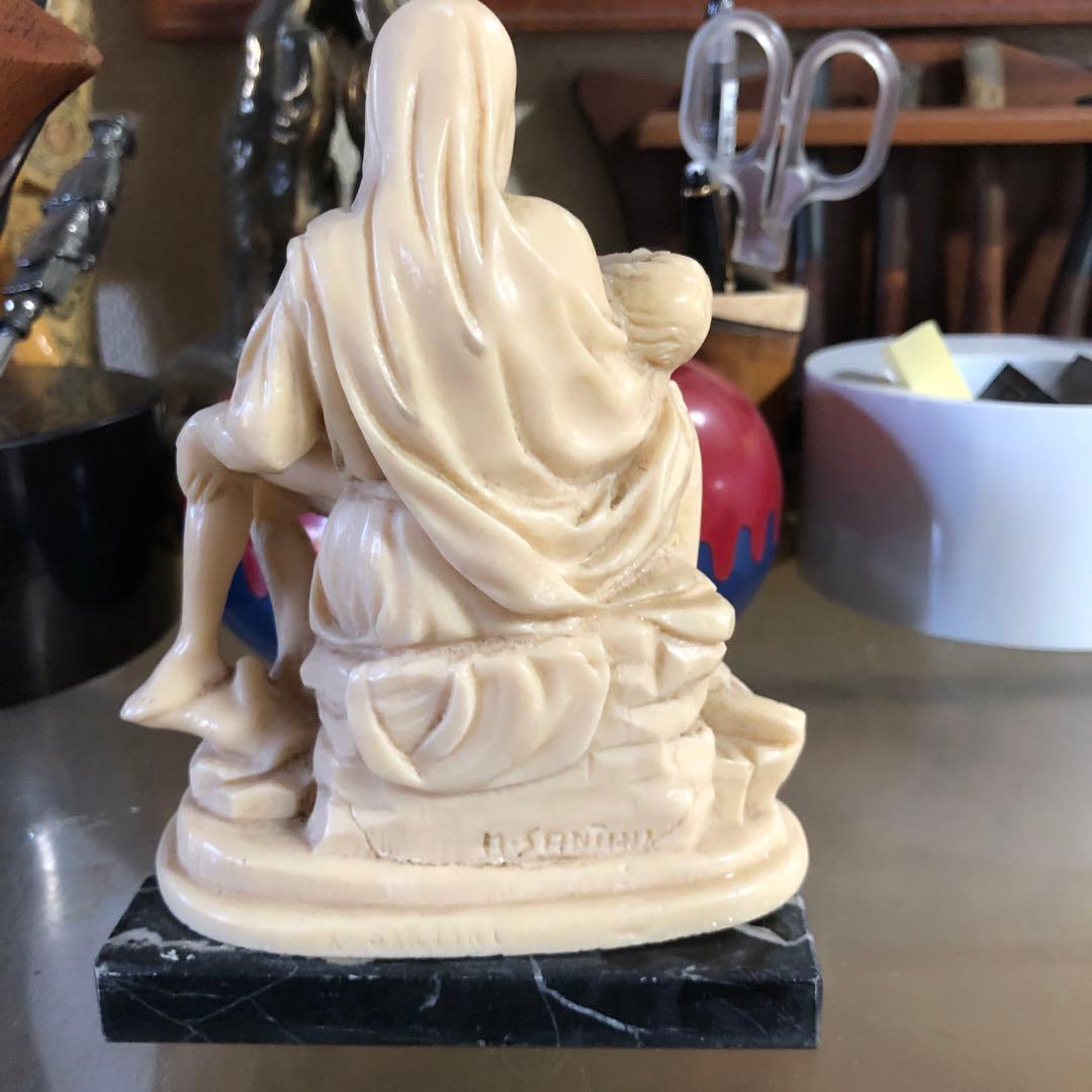 イタリア製PIETA聖母マリアキリスト彫刻A.Santiniイタリア製