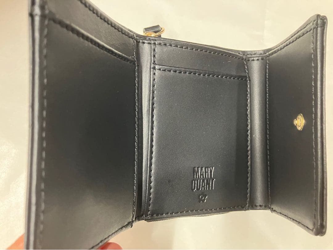 【未使用】MARY QUANT デイジーアウトラインパターン2 ミニウォレット
