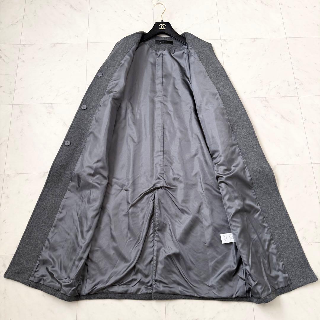 24AW❤️ジャーナルスタンダード　スーパー140ビーバーノーカラーコート　M