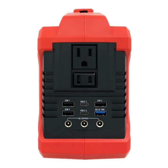 【新品】防災&非常用　キャンプ用　充電式ポータブルバッテリー　富士倉BA360