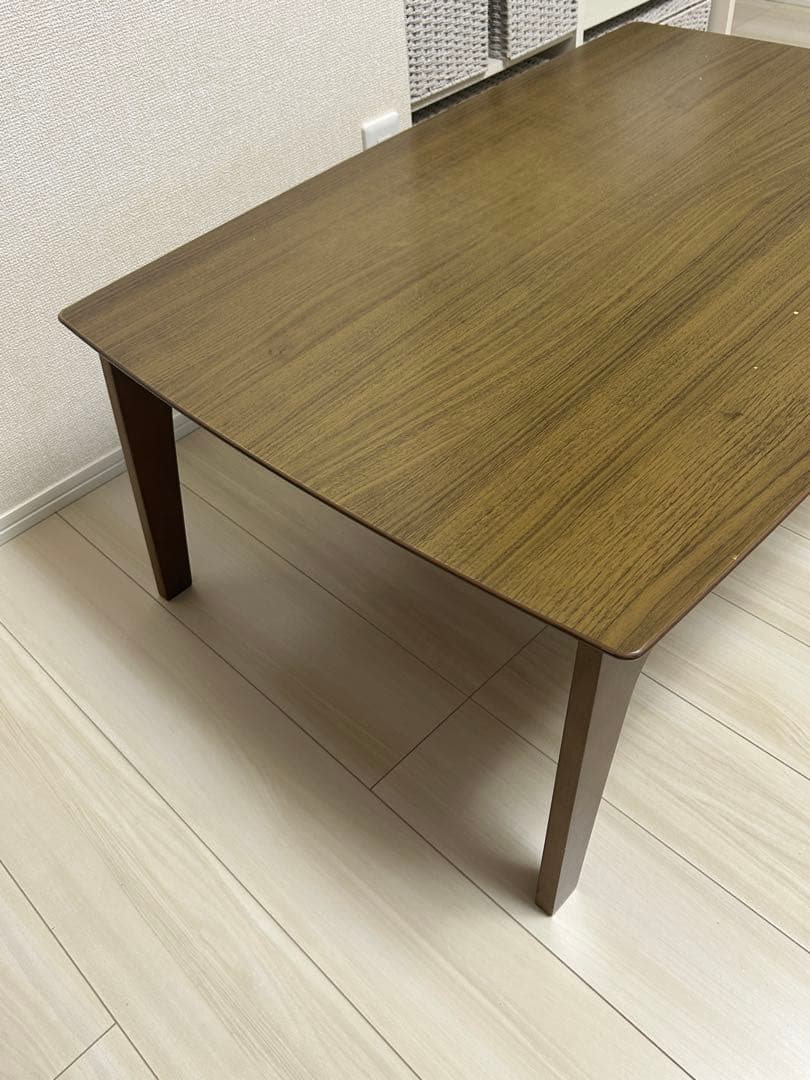 ニトリ　こたつローテーブルN 105 MBR しろくまデザイン こたつかけ布団