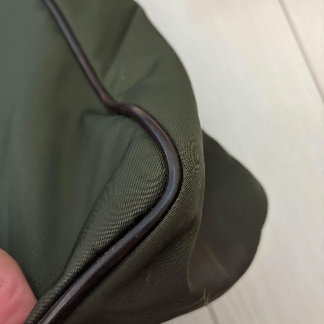 フェリージ　黒✖️オリーブ系トートバック　ビジネスバック