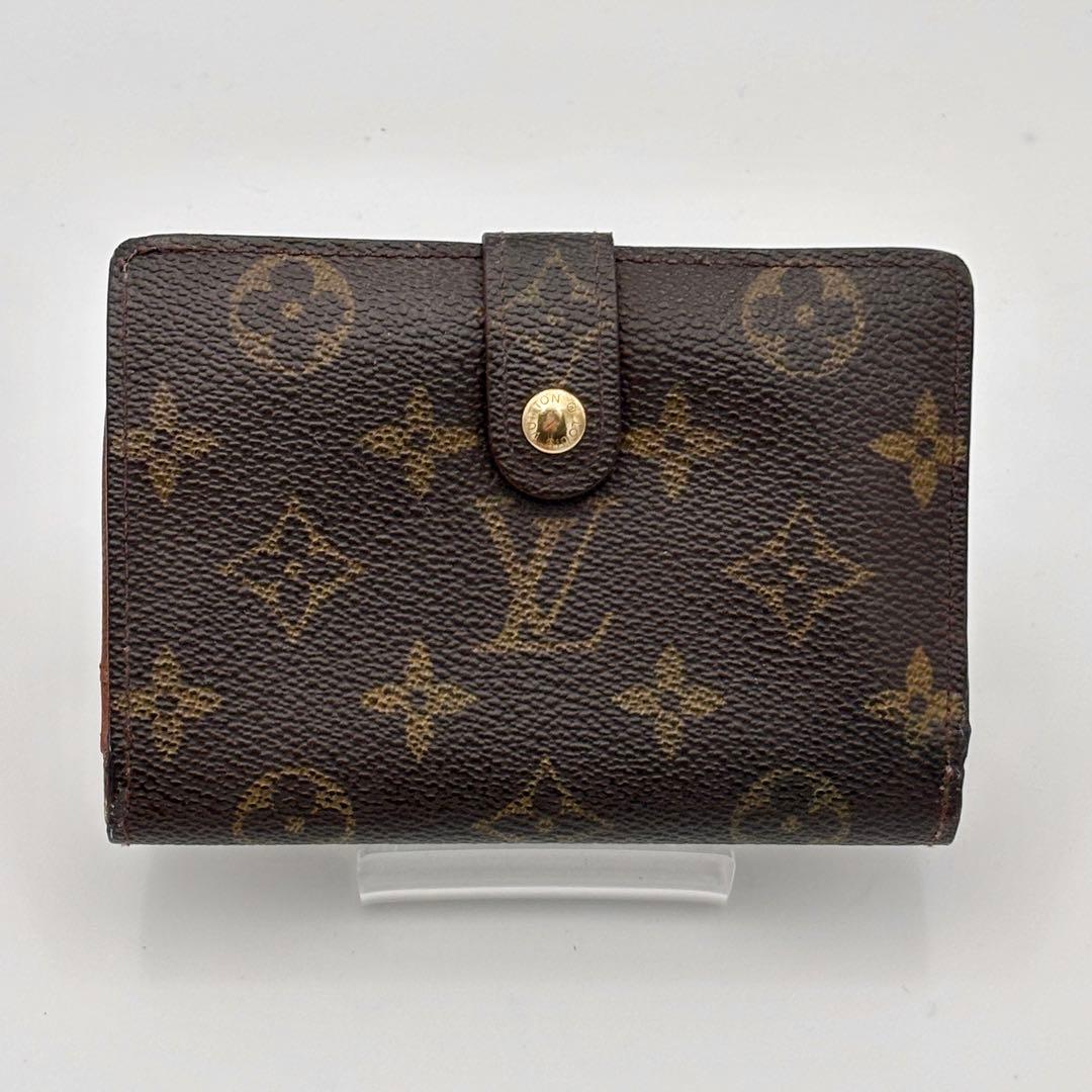 ルイヴィトン モノグラム ポルトフォイユ　ヴィエノワ 二つ折り財布 がま口