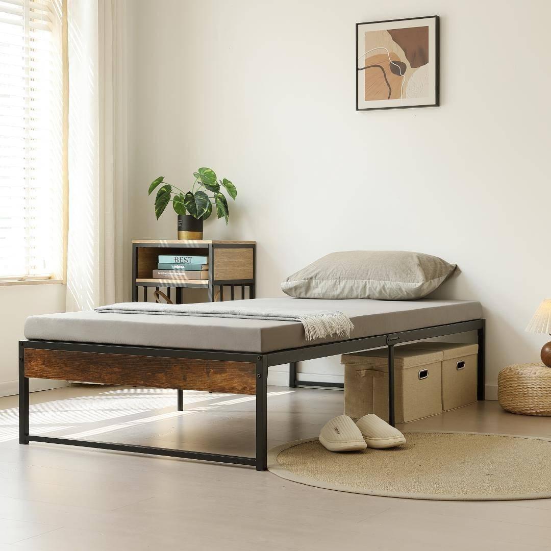 ベッド シングル ベッドフレーム パイプベッド 1人暮らし 単身赴任 子供部屋