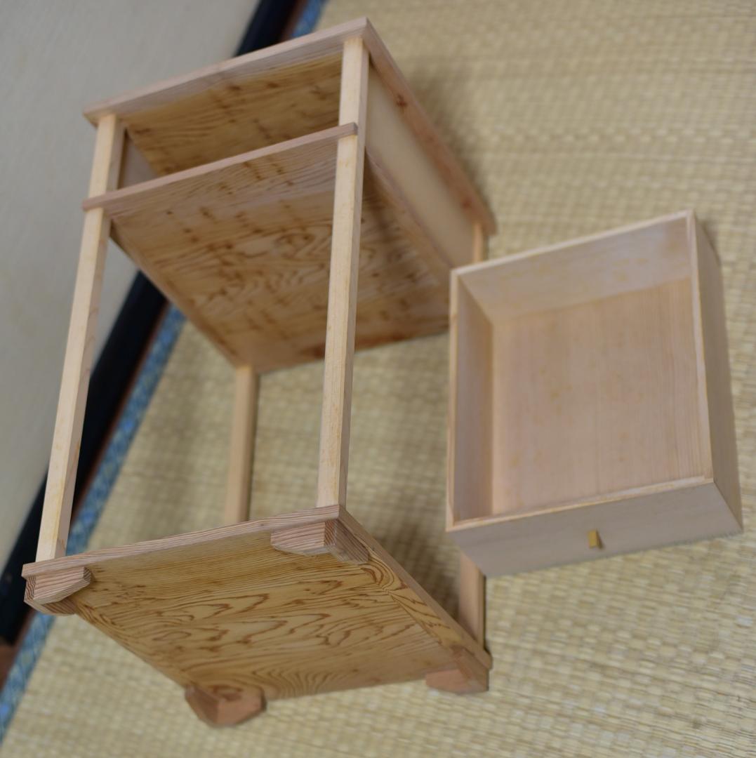 大幅値下げ三木町棚　飾り棚【極上品】重春造　共箱/お茶道具