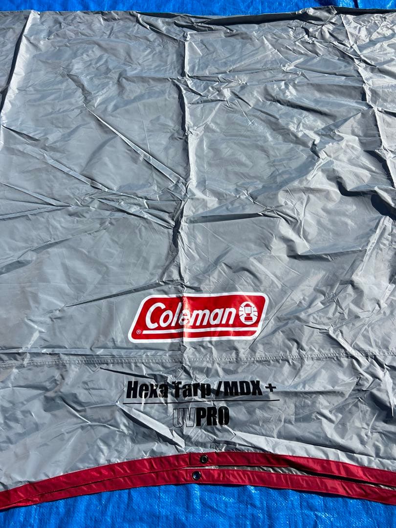 【美品】コールマン hexa tarp mdx+ ヘキサタープ MDX+