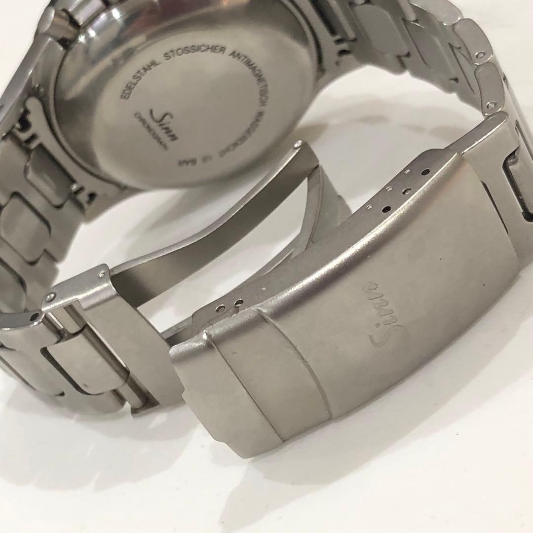 ジン Sinn 156B ミリタリー パイロット クロノグラフ メンズ腕時計