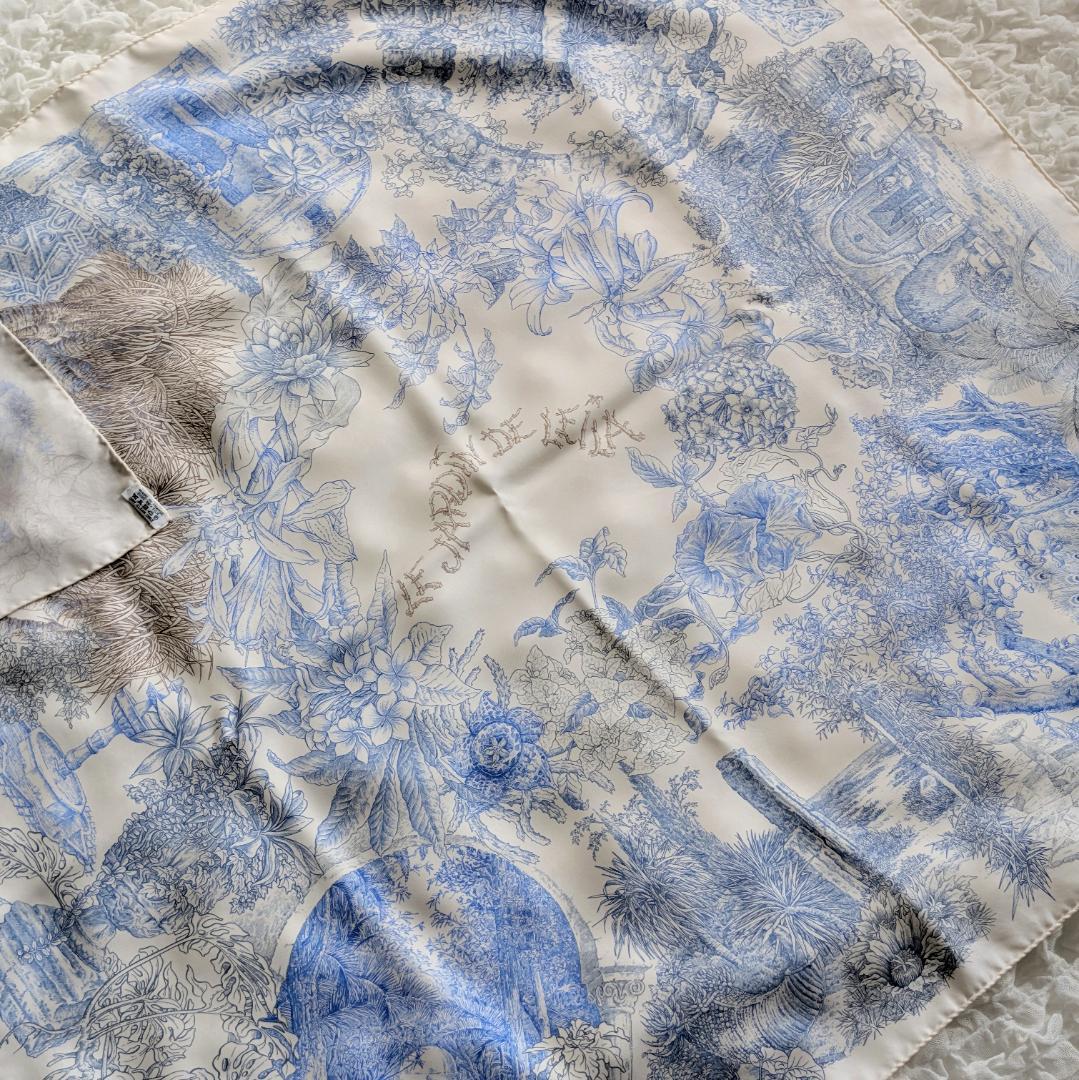 エルメス カレ90 Le Jardin de Leila レイラの庭 シルク