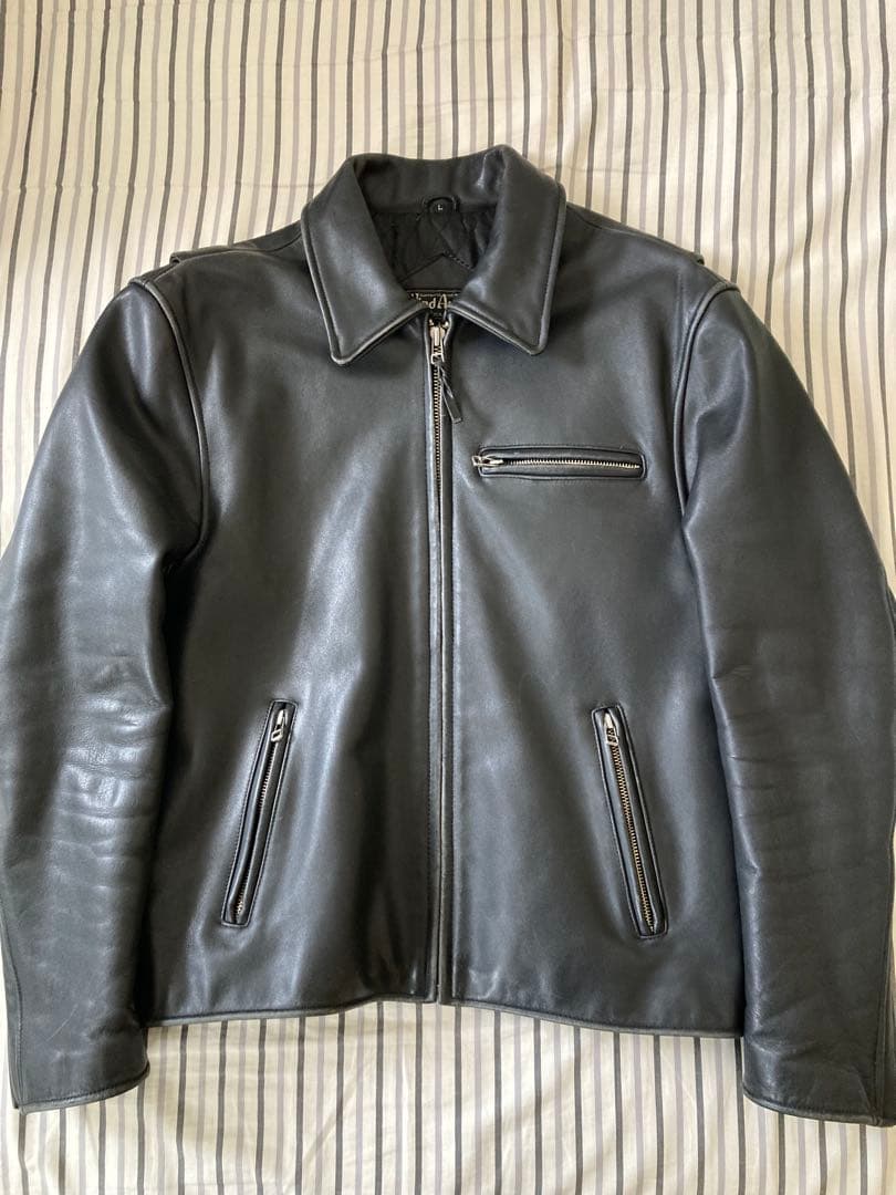 Wind Armor 牛革シングルライダースジャケット