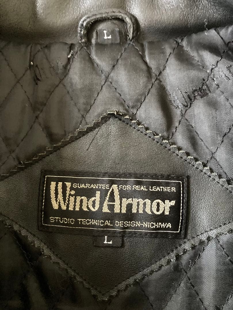 Wind Armor 牛革シングルライダースジャケット