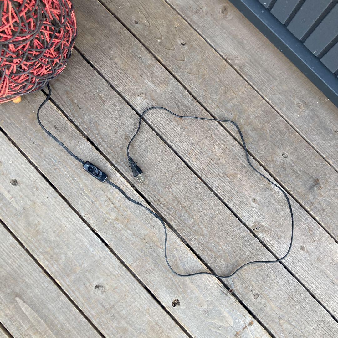 昭和レトロ エスニック ツル編み 円柱型フロアライト とんがりランプ 間接照明