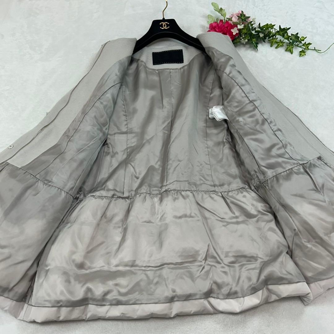 J945 M トゥービーシック ドッキング ダウンジャケット グレー レディース