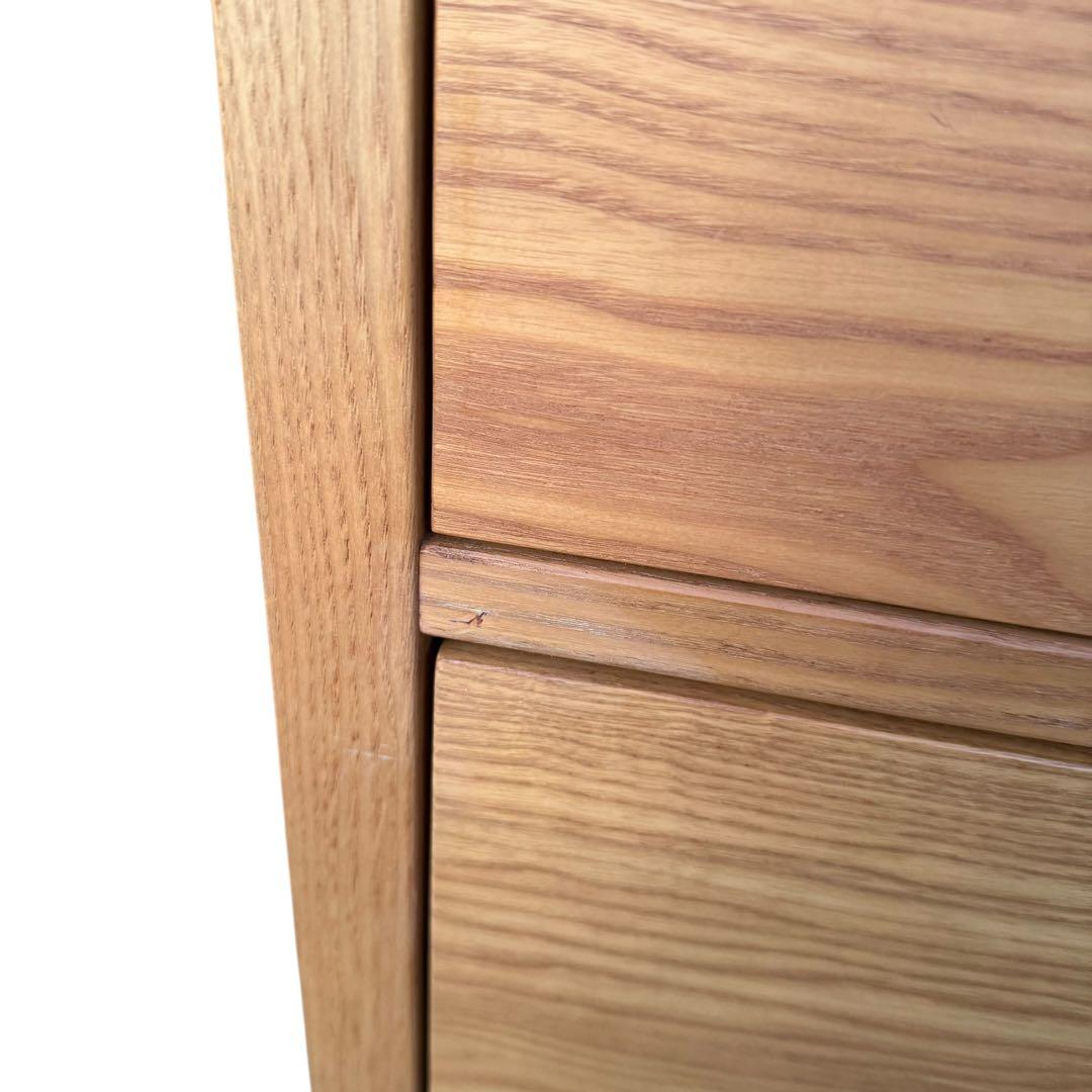 HR917 【天然無垢材】karimoku カリモク　デスクセット　ワゴン付