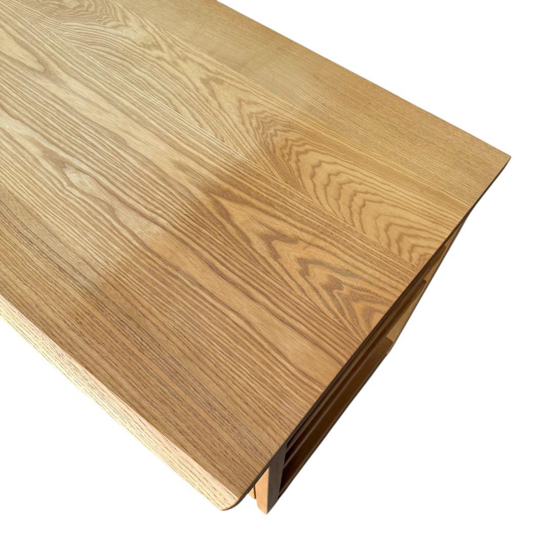 HR917 【天然無垢材】karimoku カリモク　デスクセット　ワゴン付