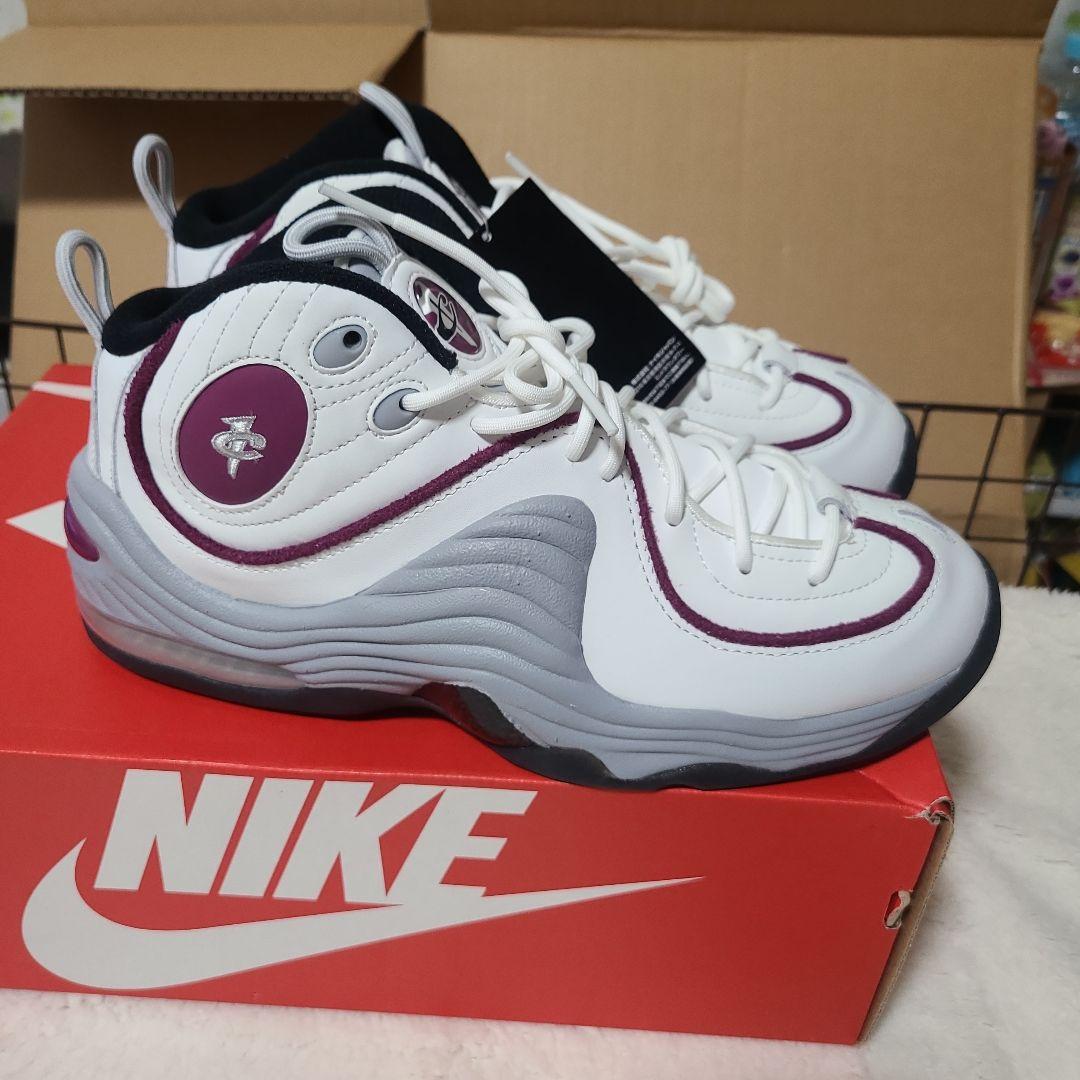 NIKE PENNY2 ペニー2　ホワイト/パープル 28cm