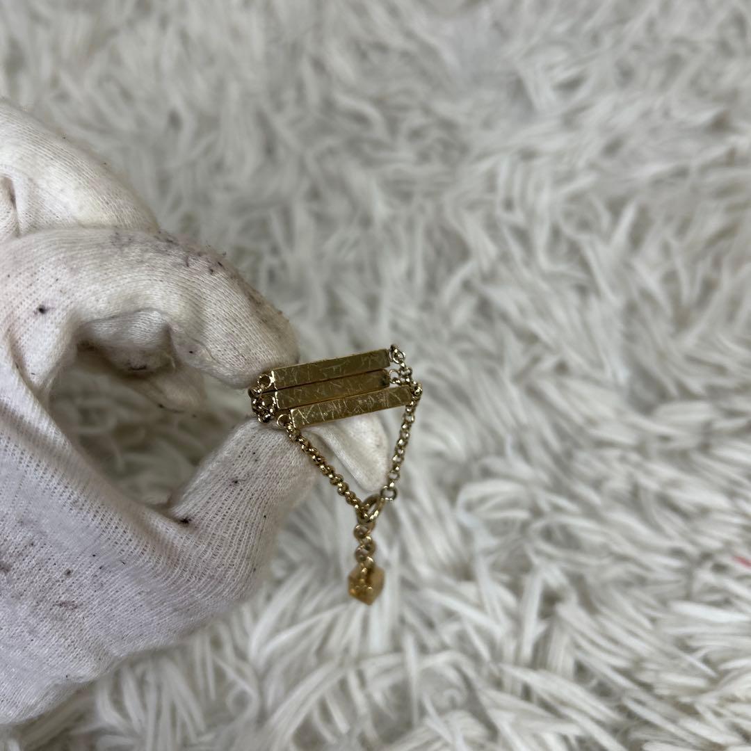 FENDI フェンディ ブレスレット マンマバケット　マンマ　FF ロゴ　金