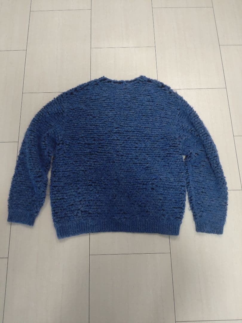 Supreme Textured Knotted Cardigan 青 XL