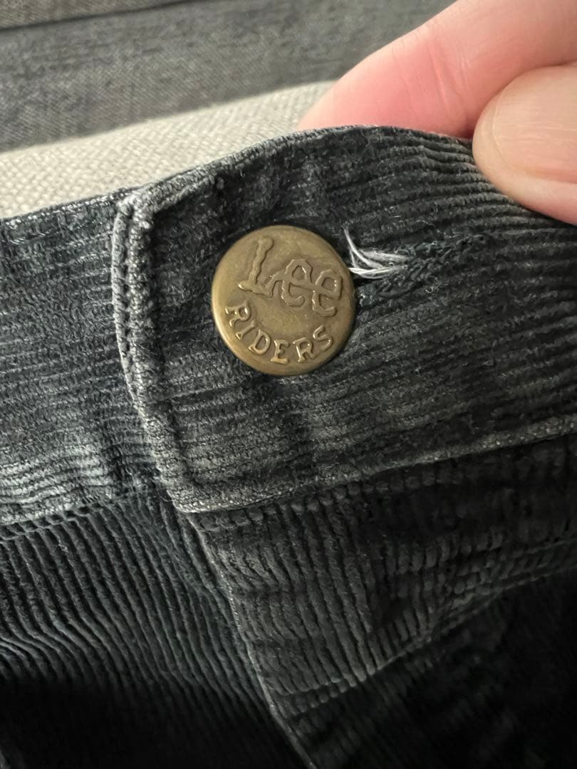 美品80s Lee 200-2801 ブラック コーデュロイ36×32 USA製