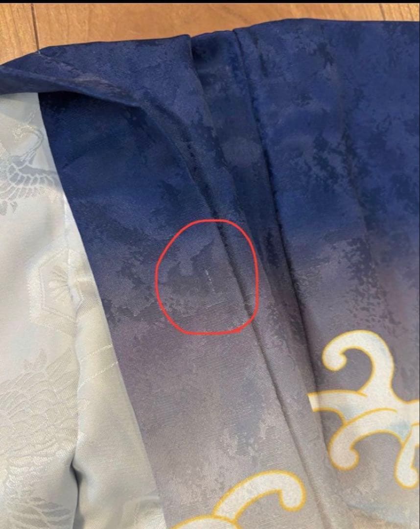 七五三用着物セット 青色