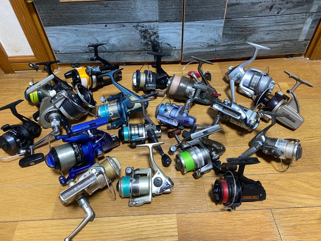 ★スピニング　大量ジャンク扱い　全24台セット！　オ一ルド　1台340円！