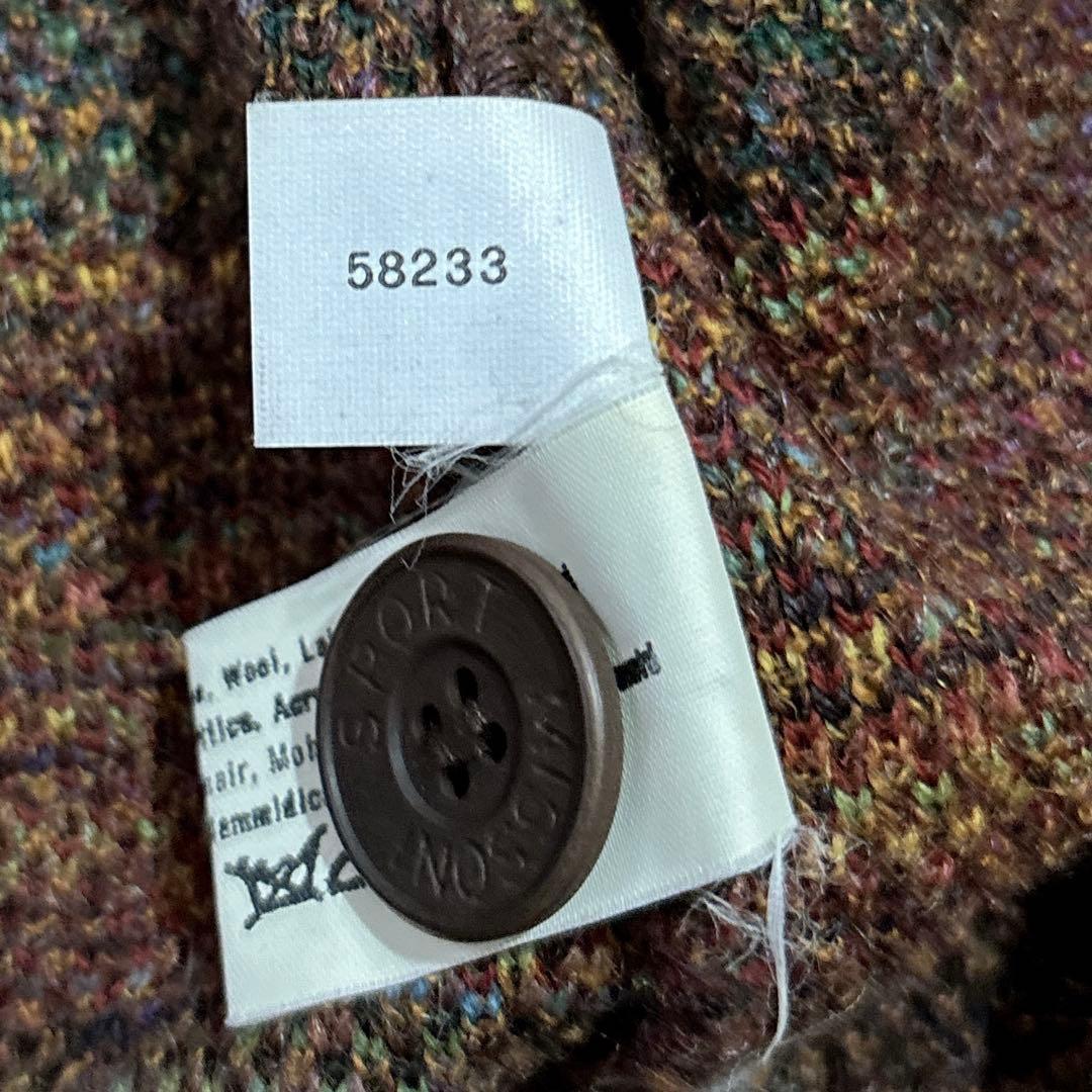 y2k MISSONI SPORT ミッソーニ カーディガン 幾何学模様